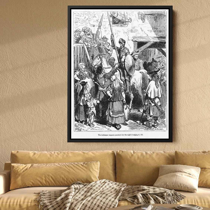 Don Quixote by Gustave Dore - Canvas Artwork