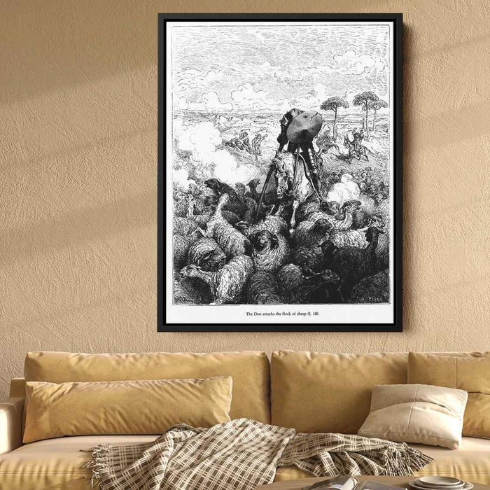 Don Quixote by Gustave Dore - Canvas Artwork