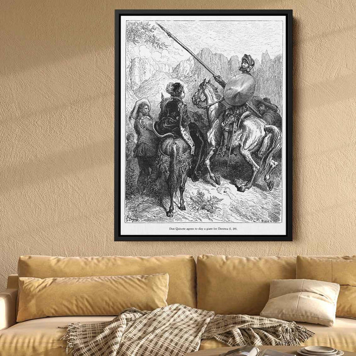 Don Quixote by Gustave Dore - Canvas Artwork