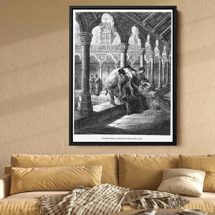 Don Quixote by Gustave Dore - Canvas Artwork