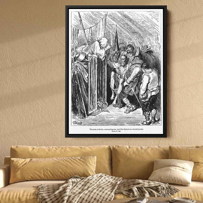 Don Quixote by Gustave Dore - Canvas Artwork