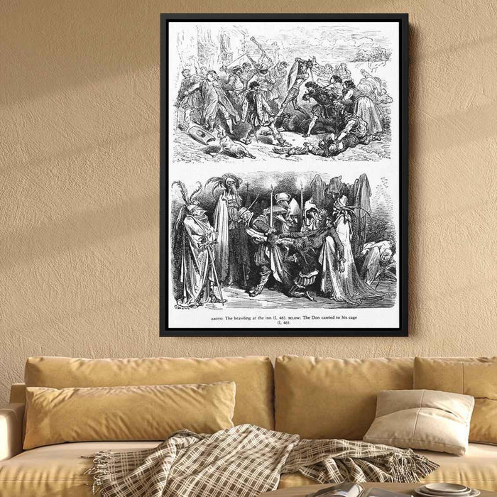 Don Quixote by Gustave Dore - Canvas Artwork