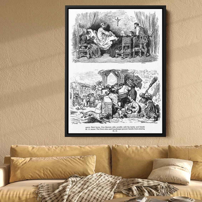 Don Quixote by Gustave Dore - Canvas Artwork