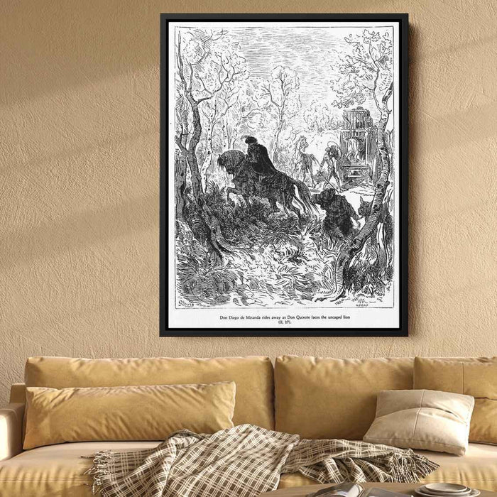 Don Quixote by Gustave Dore - Canvas Artwork