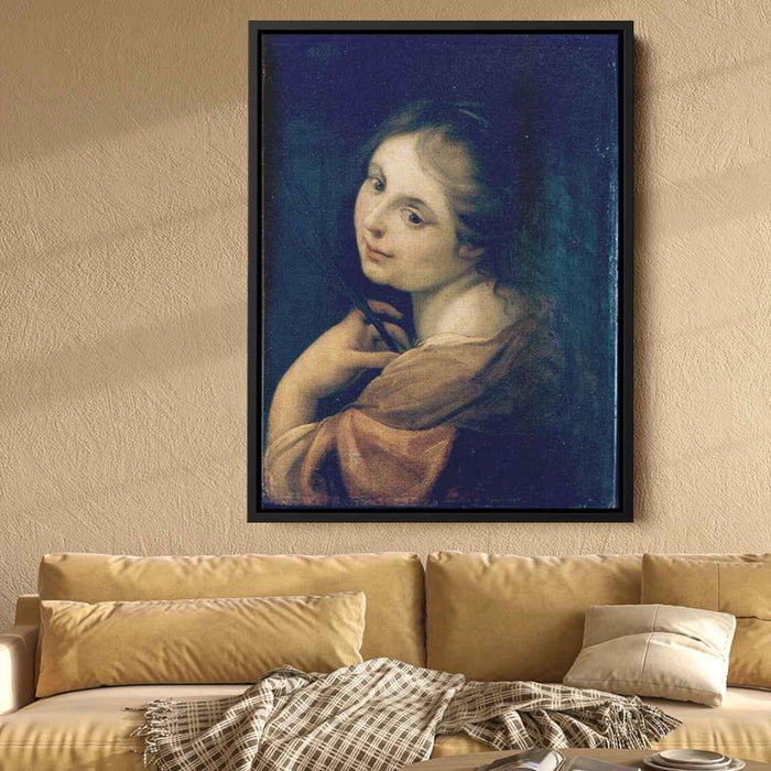 Half figure of a martyr by Correggio - Canvas Artwork