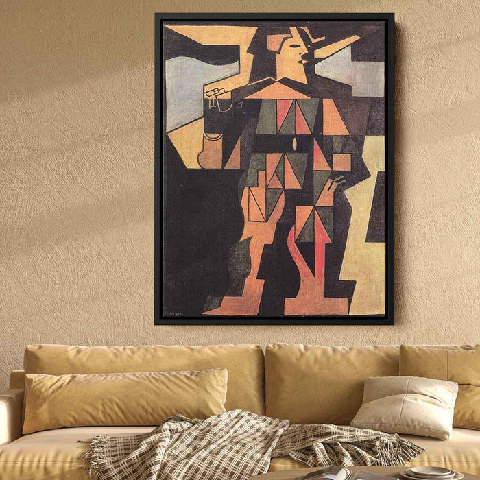 Harlequin by Juan Gris - Canvas Artwork