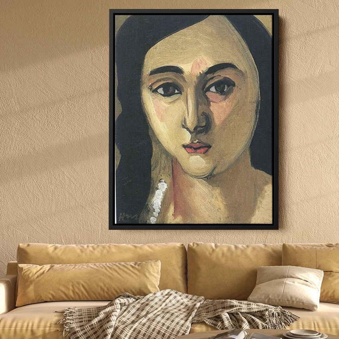 Head of Lorette (1917) by Henri Matisse - Canvas Artwork