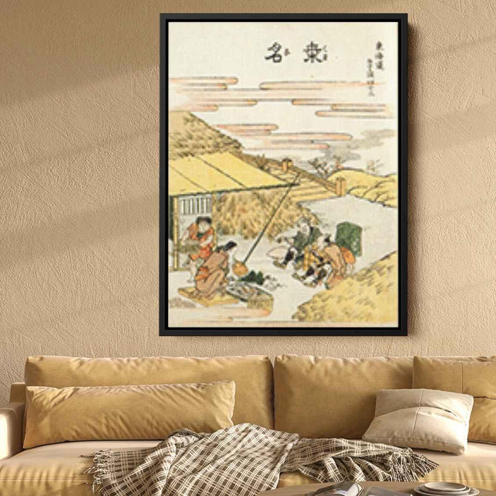 Kuwana by Katsushika Hokusai - Canvas Artwork