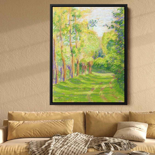 Landscape at Saint Charles by Camille Pissarro - Canvas Artwork