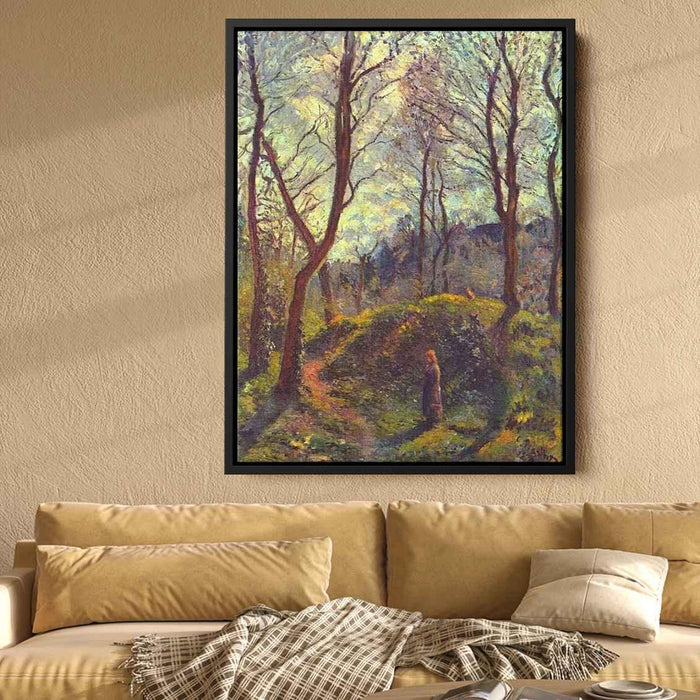 Landscape with Big Trees by Camille Pissarro - Canvas Artwork