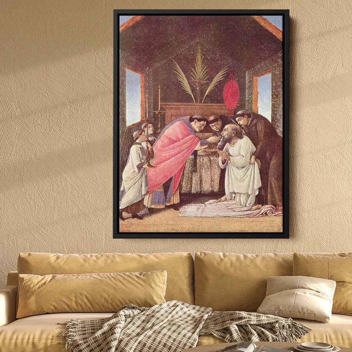 Last Communion of St Jerome (1495) by Sandro Botticelli - Canvas Artwork