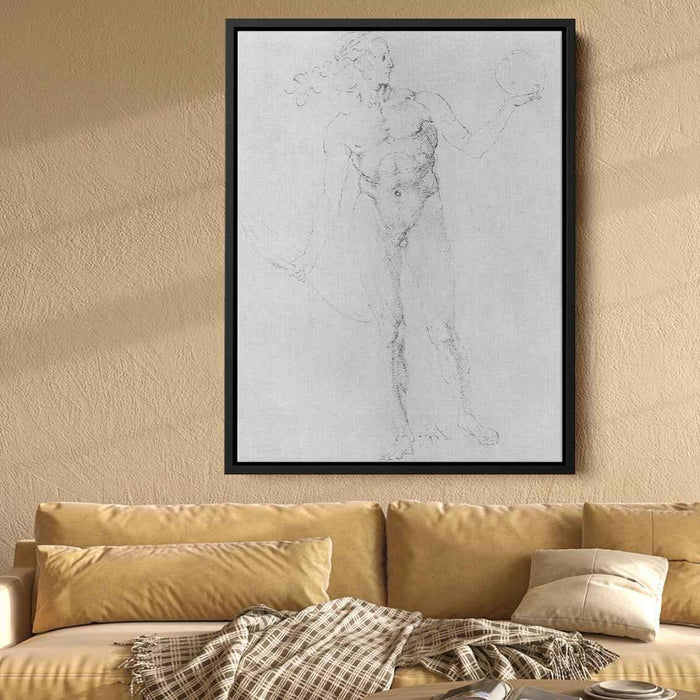 Male Nude(Apollo Poynter) (1503) by Albrecht Durer - Canvas Artwork