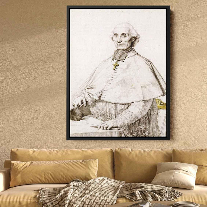 Monsignor Gabriel Cortois de Pressigny by Jean Auguste Dominique Ingres - Canvas Artwork