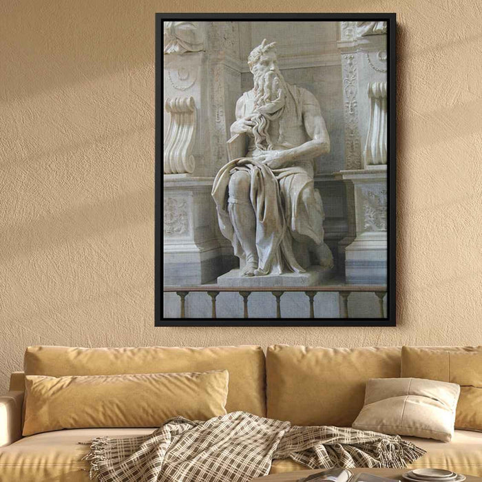 Moses (1515) by Michelangelo - Canvas Artwork