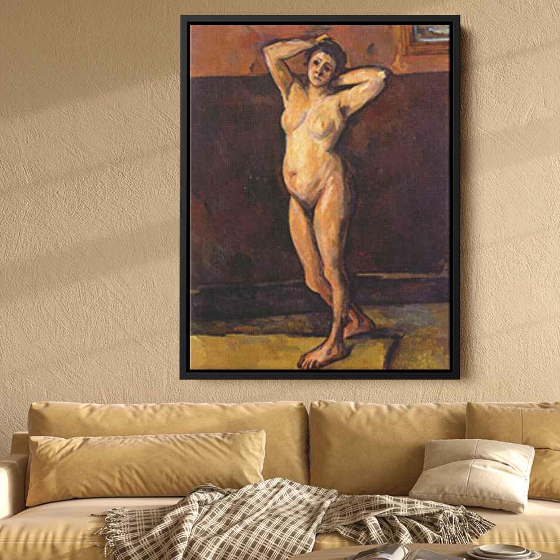 Nude Woman Standing (1899) by Paul Cezanne - Canvas Artwork — Kanvah