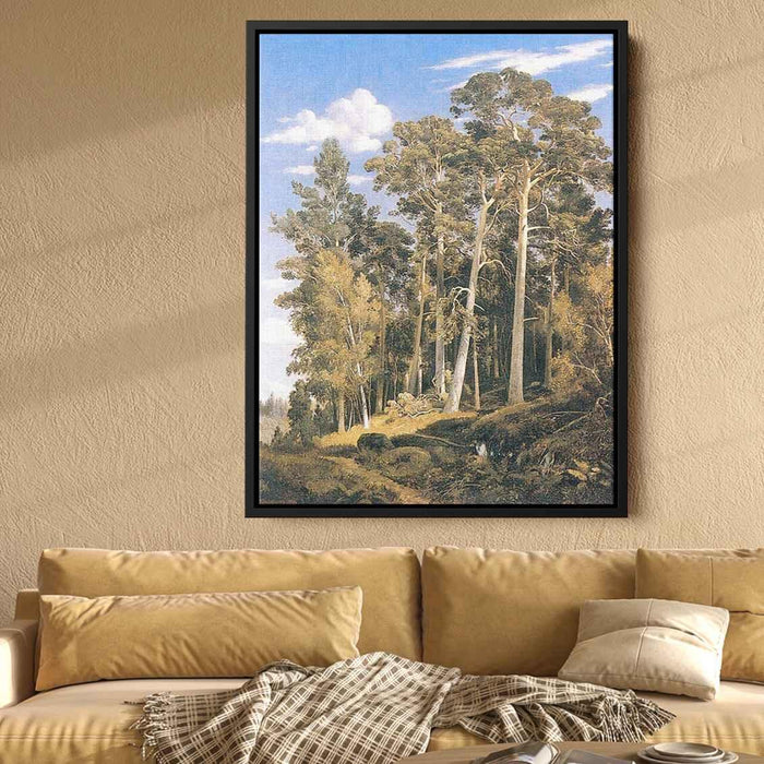 Pine forest (1866) by Ivan Shishkin - Canvas Artwork