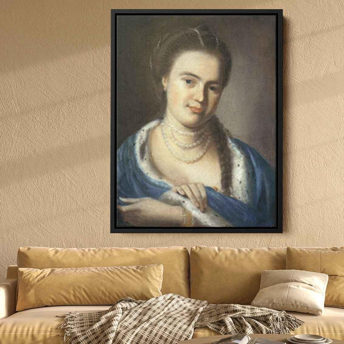 Portrait of Mrs.Gawen Brown (1763) by John Singleton Copley - Canvas Artwork