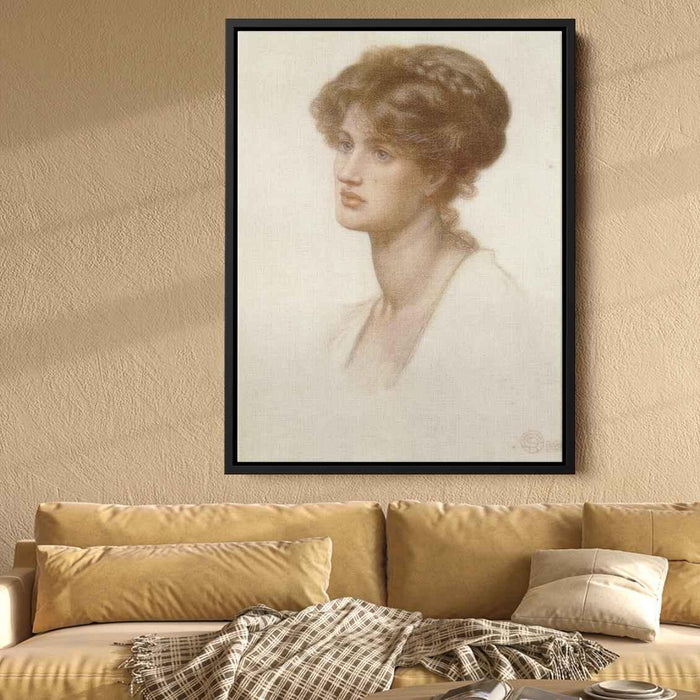 Portrait of Mrs. William J. Stillman (1869) by Dante Gabriel Rossetti - Canvas Artwork