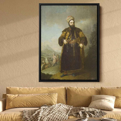 Portrait of Murtaza Kuli Khan, brother of Aga Mahommed, the Persian Shah by Vladimir Borovikovsky - Canvas Artwork