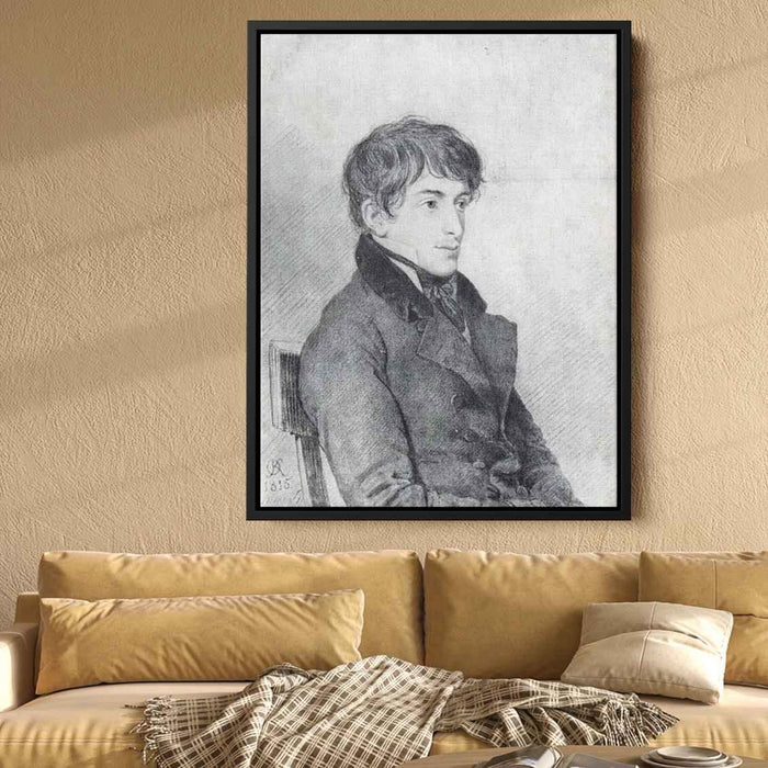 Portrait of Nikita Mikhailovich Muraviev (1815) by Orest Kiprensky - Canvas Artwork