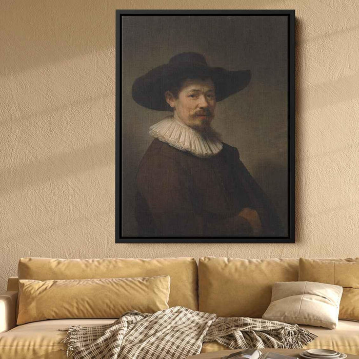 Portrait of Herman Doomer (1640) by Rembrandt - Canvas Artwork