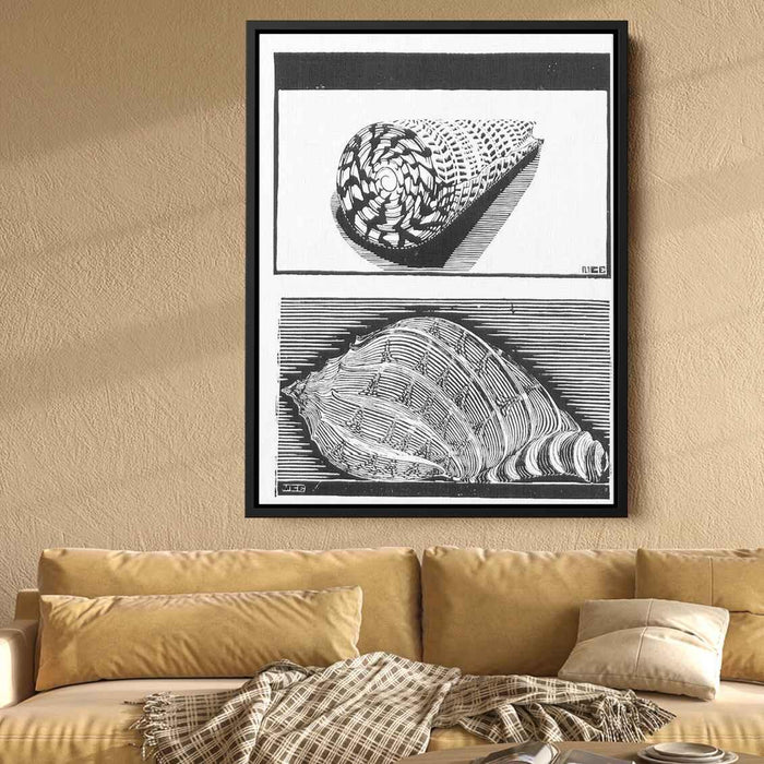 Sea Shells (1919) by M.C. Escher - Canvas Artwork