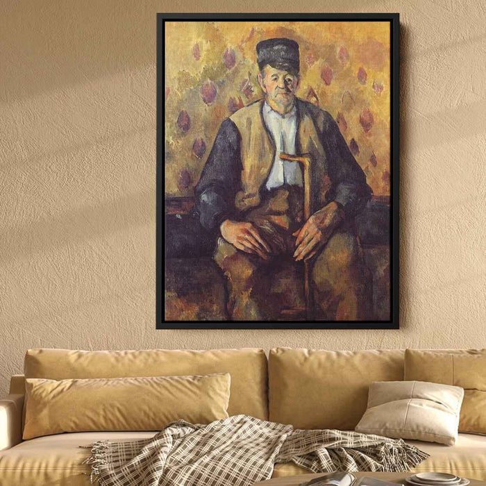 Seated Peasant (1904) by Paul Cezanne - Canvas Artwork