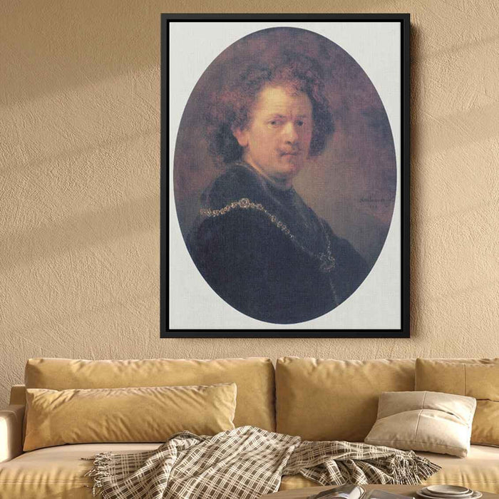 Self-portrait (1633) by Rembrandt - Canvas Artwork