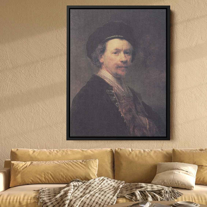 Self-portrait (1640) by Rembrandt - Canvas Artwork