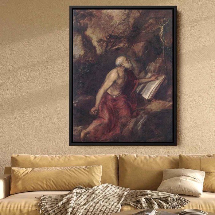 St Jerome (1575) by Titian - Canvas Artwork