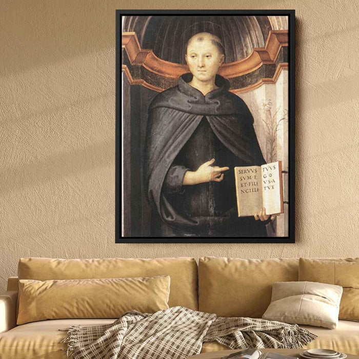 St. Nicholas of Tolentino (1507) by Pietro Perugino - Canvas Artwork