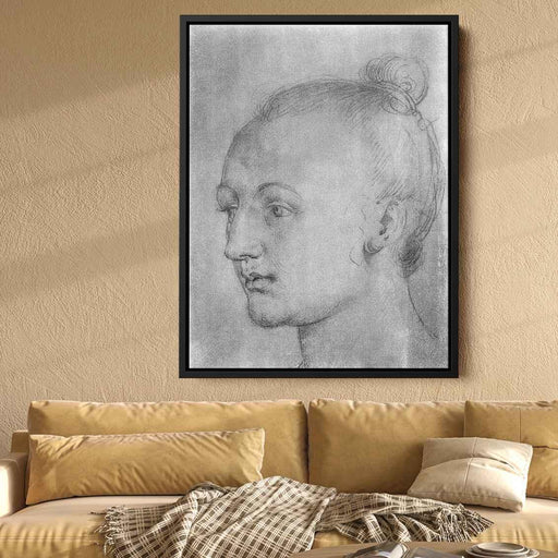 Studies on a great picture of Mary" Head of a Young Girl" by Albrecht Durer - Canvas Artwork