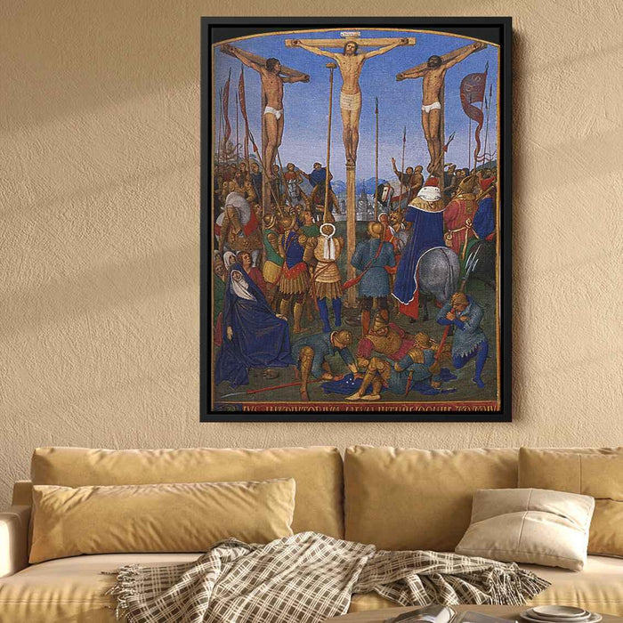 The Crucifixion (1460) by Jean Fouquet - Canvas Artwork