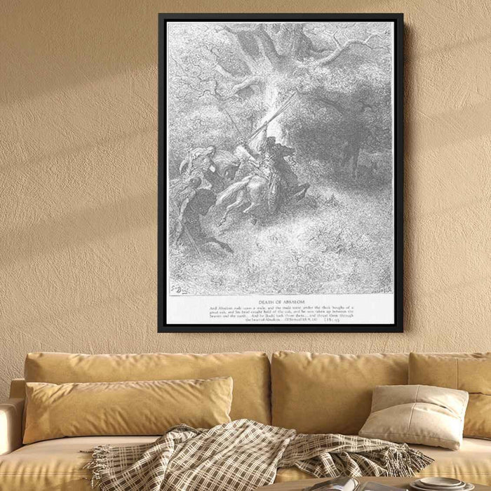 The Death of Absalom by Gustave Dore - Canvas Artwork