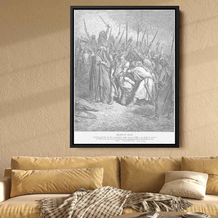 The Death of Agag by Gustave Dore - Canvas Artwork