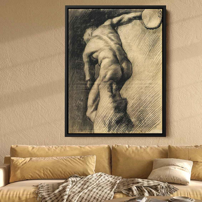 The Discus Thrower (1886) by Vincent van Gogh - Canvas Artwork