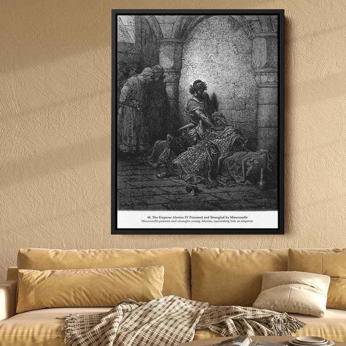 The Emperor Alexius IV Poisoned and Strangled by Mourzoufle by Gustave Dore - Canvas Artwork