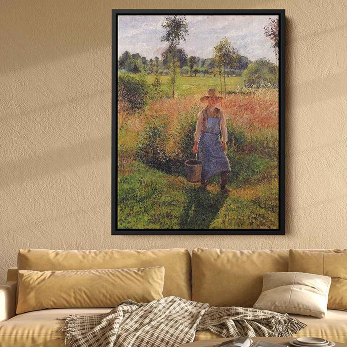 The Gardener, Afternoon Sun, Eragny by Camille Pissarro - Canvas Artwork