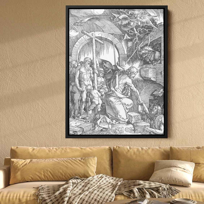 The Harrowing of Hell or Christ in Limbo, from The Large Passion by Albrecht Durer - Canvas Artwork