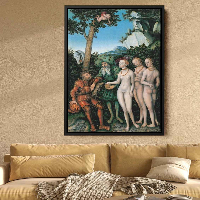 The Judgment of Paris (1530) by Lucas Cranach the Elder - Canvas Artwork