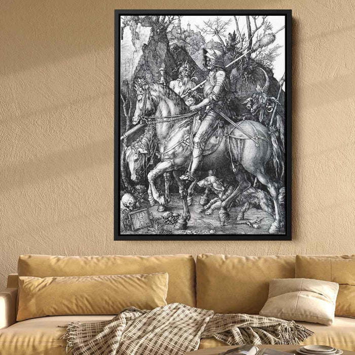 The Knight, Death and the Devil by Albrecht Durer - Canvas Artwork