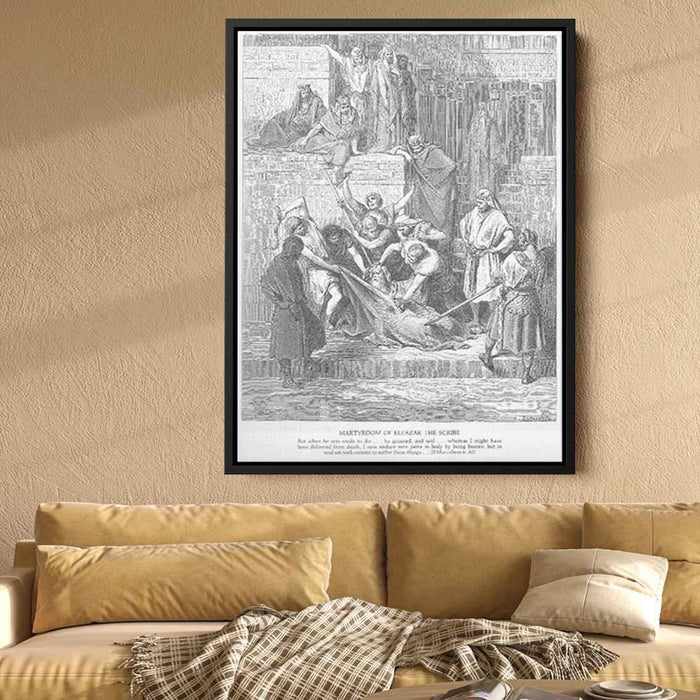 The Martyrdom of Eleazar the Scribe by Gustave Dore - Canvas Artwork