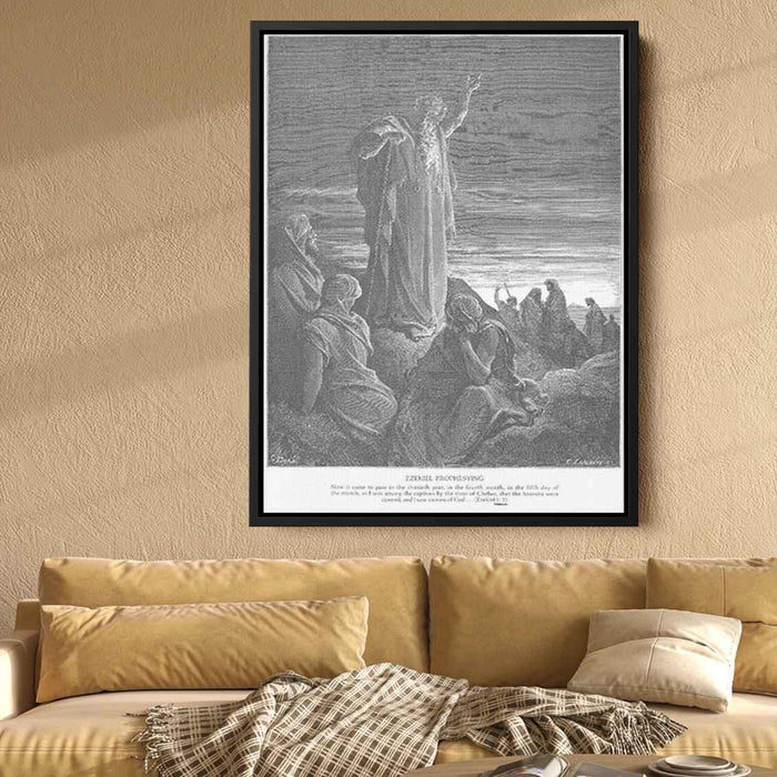 The Prophet Ezekiel by Gustave Dore - Canvas Artwork