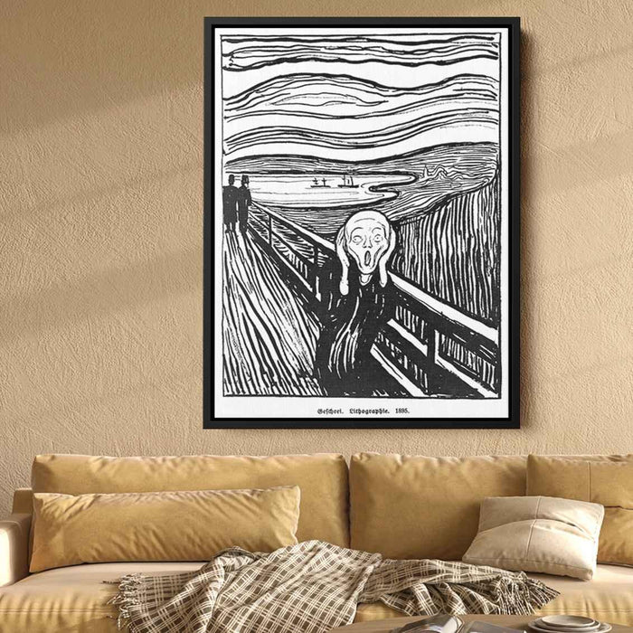 The Scream (1895) by Edvard Munch - Canvas Artwork