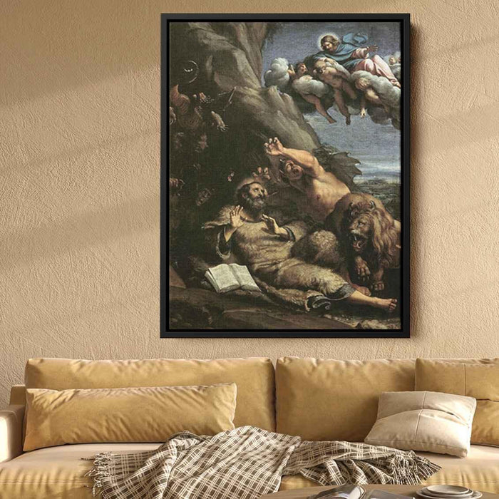 The Temptation of St Anthony Abbot (1597) by Annibale Carracci - Canvas Artwork