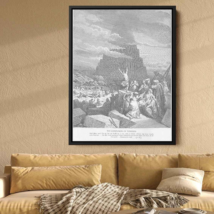 The Tower of Babel by Gustave Dore - Canvas Artwork