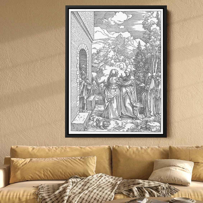 The Visitation (1503) by Albrecht Durer - Canvas Artwork