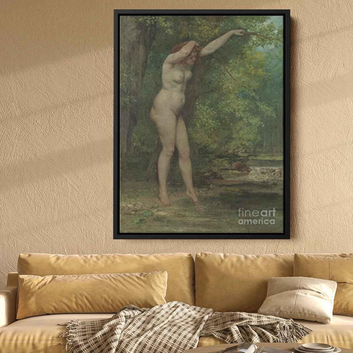 The Young Bather (1866) by Gustave Courbet - Canvas Artwork