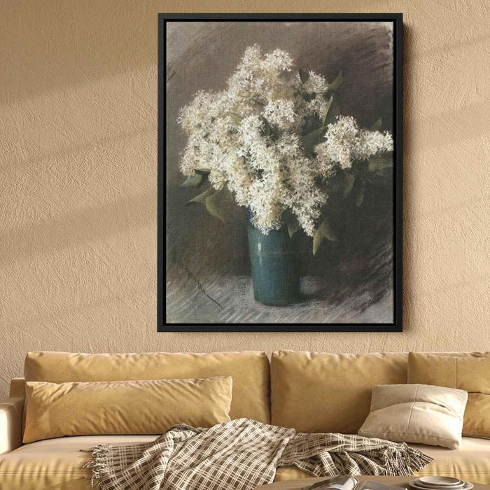 White Lilac (1895) by Isaac Levitan - Canvas Artwork