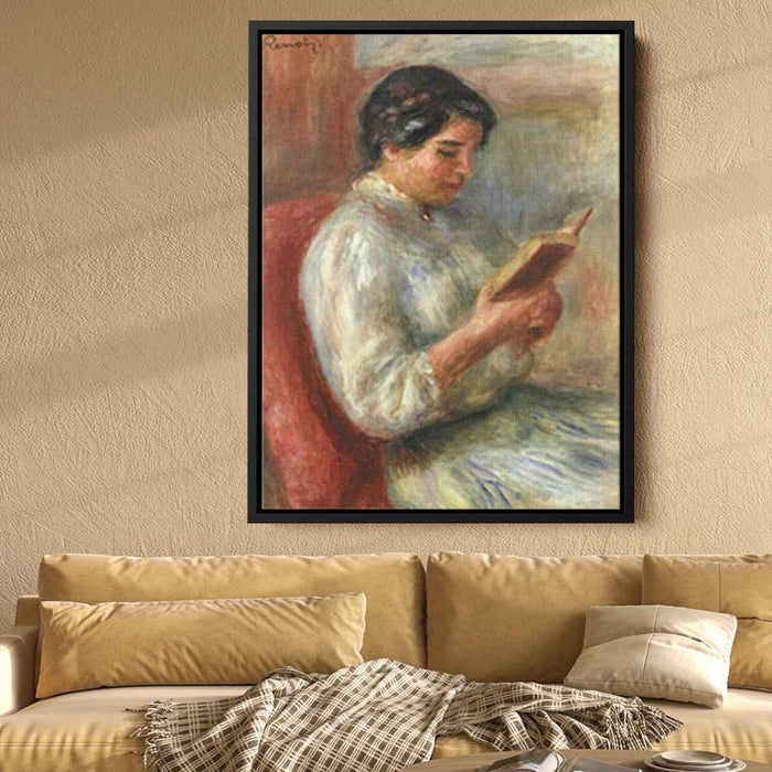 Woman Reading (1906) by Pierre-Auguste Renoir - Canvas Artwork